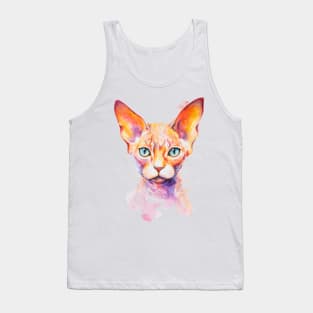 Devon Rex, sphynx cat Tank Top